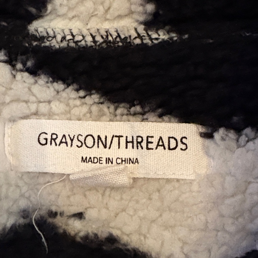 Grayson Threads Monochrome Fleece Top - Picture 2 of 3